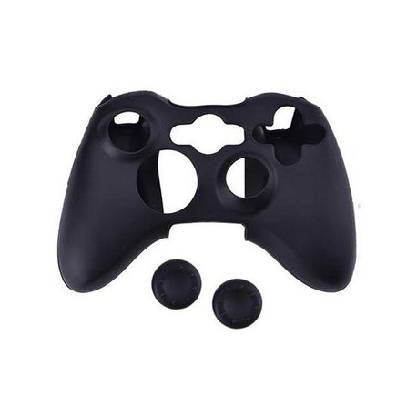 Xbox 360 Funda Silicona - Negra-Planetadevideojuegos-MANDALIBRE