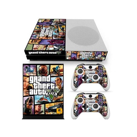 Xbox One S Skin Estampa Pegatina - GTA V-Planetadevideojuegos-MANDALIBRE