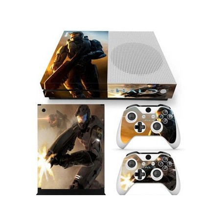 Xbox One S Skin Estampa Pegatina - Halo-Planetadevideojuegos-MANDALIBRE