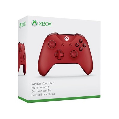 Control Inalambrico Xbox One Rojo-Planetadevideojuegos-Microsoft