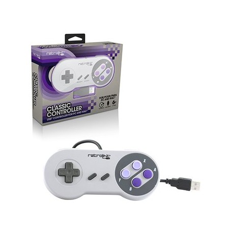 Control Clasico Super Nintendo SNES USB...-Planetadevideojuegos-Retrolink