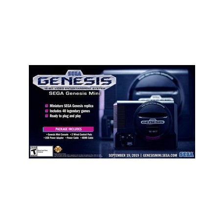 Consola Sega Genesis Mini Classics Editi...-Planetadevideojuegos-Sega