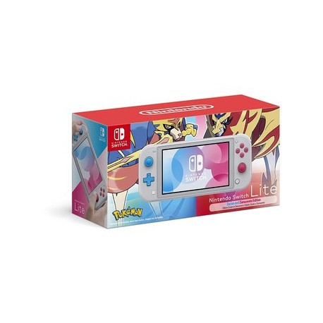 Nintendo Switch Lite Pokemon Zacian & Za...-Planetadevideojuegos-Nintendo