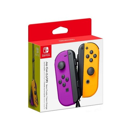 Joy-Con Neon Purple (L) + Orange (R) - N...-Planetadevideojuegos-Nintendo