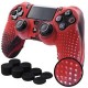 PS4 Funda Texturizada Silicona + Grips P...-Planetadevideojuegos-MANDALIBRE