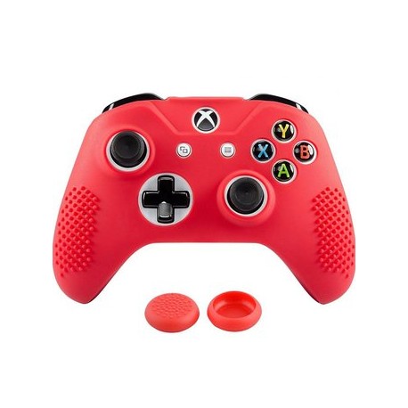 Xbox One S / X Funda Silicona - Rojo-Planetadevideojuegos-MANDALIBRE