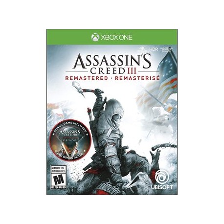 Assassin's Creed III: Remastered - Xbox...-Planetadevideojuegos-Ubisoft