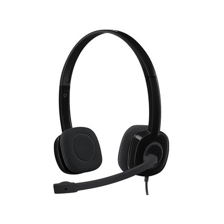 Diadema Logitech H151 3.5mm Headset Ster...-Planetadevideojuegos-Logitech