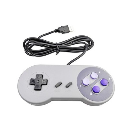 Control SNES Genérico Para Pc Conexión U...-Planetadevideojuegos-MANDALIBRE