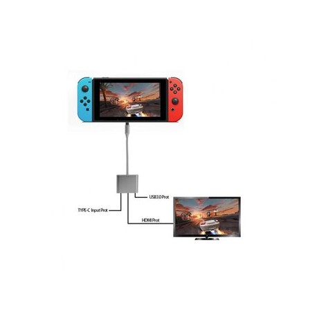 Nintendo Switch Adaptador Portátil De Us...-Planetadevideojuegos-MANDALIBRE