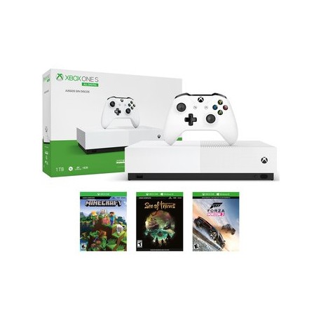 Consola Xbox One S - All Digital + 3 Jue...-Planetadevideojuegos-Microsoft