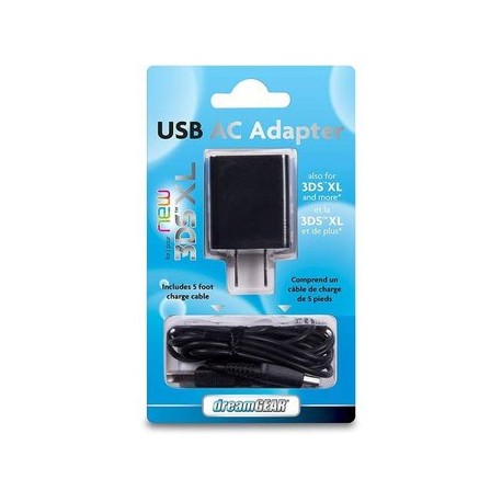 ADAPTADOR USB AC PARA NINTENDO 3DS-Planetadevideojuegos-DreamGear