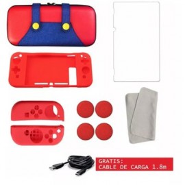 Funda Nintendo Switch Estuche Case Kit A...-Planetadevideojuegos-Hearnox