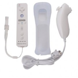 Wii / Wii U Control Wii Remote + Nunchuc...-Planetadevideojuegos-MANDALIBRE