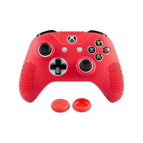 Xbox One X / S Funda Silicona - Roja-Planetadevideojuegos-MANDALIBRE