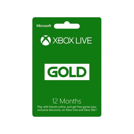 Membresia Xbox Gold Live 12 Meses-Planetadevideojuegos-Xbox