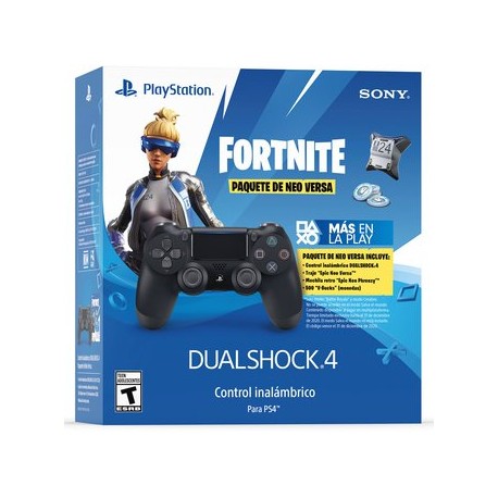 Control Dualshock 4 PS4 Negro Fortnite N...-Planetadevideojuegos-PlayStation 4