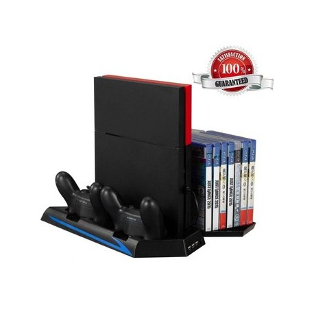 PS4 Base Vertical Enfriadora Apoya Juego...-Planetadevideojuegos-MANDALIBRE