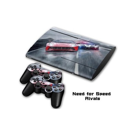 PS3 Super Slim 4000 Skins Pegatinas - Ne...-Planetadevideojuegos-MANDALIBRE