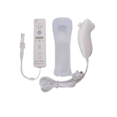 Wii / Wii U Control Wii Remote + Nunchuc...-Planetadevideojuegos-MANDALIBRE