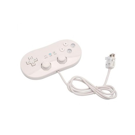 Wii / Wii U Control Clásico - Blanco-Planetadevideojuegos-MANDALIBRE