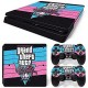 PS4 Slim Skin Estampa Pegatina Para Play...