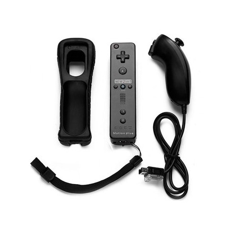 Wii / Wii U Control Wii Remote + Nunchuc...-Planetadevideojuegos-MANDALIBRE