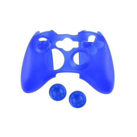 Xbox 360 Funda Silicona - Azul-Planetadevideojuegos-MANDALIBRE