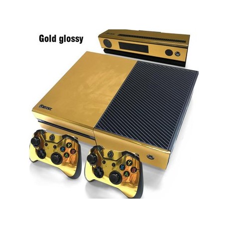 Xbox One Skin Estampa Pegatina - Oro-Planetadevideojuegos-MANDALIBRE