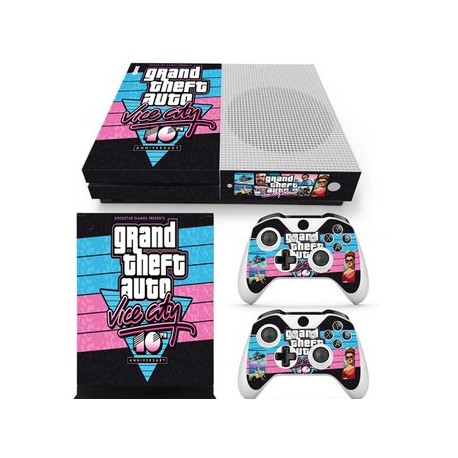 Xbox One S Skin Estampa Pegatina - GTA V...-Planetadevideojuegos-MANDALIBRE