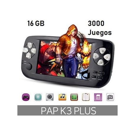 Consola PAP K III Portatil Tipo Psp con...-Planetadevideojuegos-Genérica