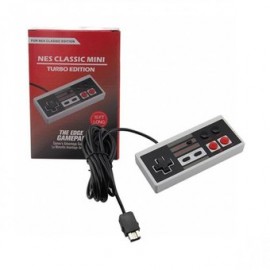 Control Mini Nes Alámbrico - Gris-Planetadevideojuegos-MANDALIBRE