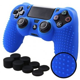 PS4 Funda Texturizada Silicona + Grips P...-Planetadevideojuegos-MANDALIBRE