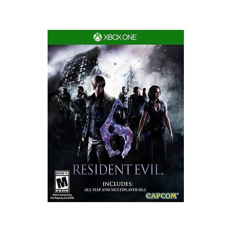 XBOX ONE RESIDENT EVIL 6-Planetadevideojuegos-Microsoft Xbox