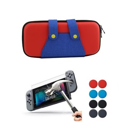 Nintendo Switch Estuche Viajero + Mica +...-Planetadevideojuegos-MANDALIBRE