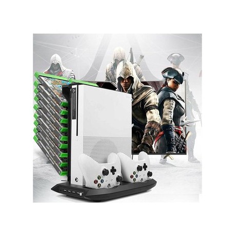 Xbox One S Base Vertical Enfriadora Carg...-Planetadevideojuegos-MANDALIBRE