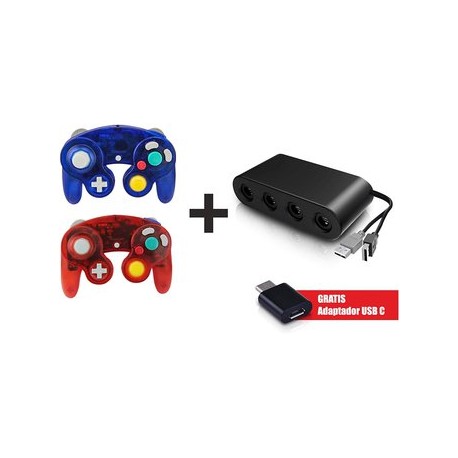 Adaptador Nintendo Switch Gamecube 2 Con...-Planetadevideojuegos-Hearnox