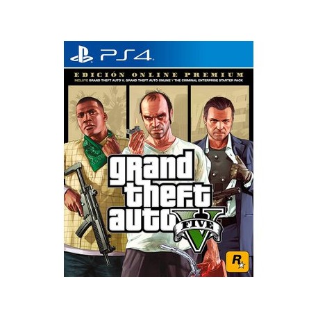 Gta V Premiun Edition PS4 Nuevo (en D3 G...-Planetadevideojuegos-Rockstar Games