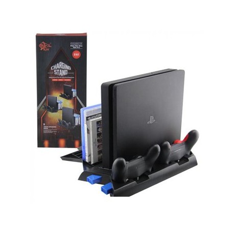 PS4 / Slim / Pro Base Vertical Enfriador...-Planetadevideojuegos-MANDALIBRE