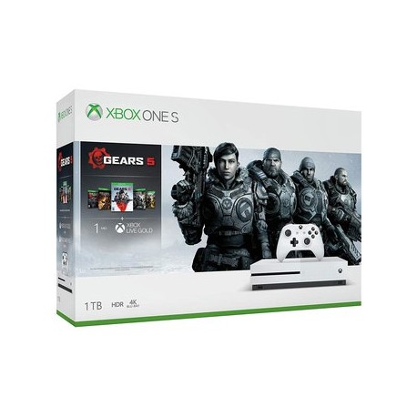 Consola Xbox one S 1TB + Gears of Wars V...-Planetadevideojuegos-Microsoft