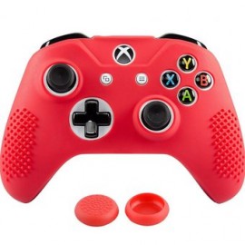 Xbox One S / X Funda Silicona - Rojo-Planetadevideojuegos-MANDALIBRE