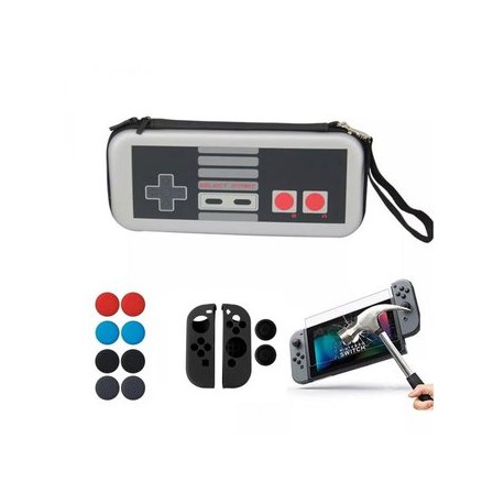 Nintendo Switch Estuche Retro + Funda Ne...-Planetadevideojuegos-MANDALIBRE