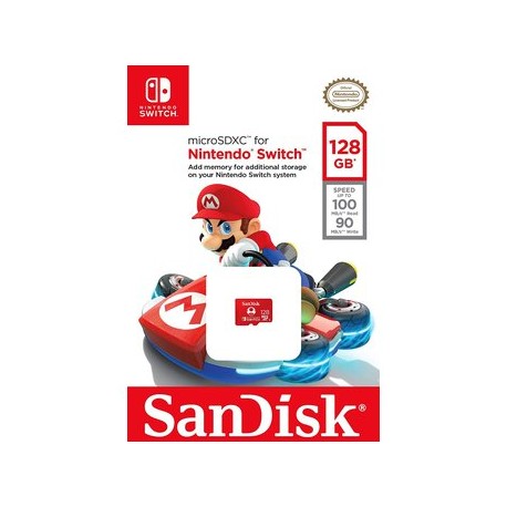 Sandisk SDSQXAO-128G-GNCZN Memoria Flash...-Planetadevideojuegos-Nintendo