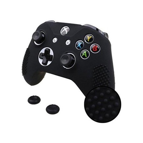 Xbox One S / X Funda Silicona - Negro-Planetadevideojuegos-MANDALIBRE