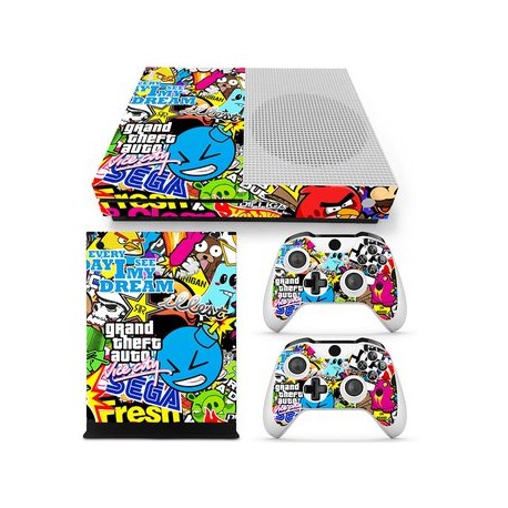 Xbox One S Skin Estampa Pegatina - Juego...-Planetadevideojuegos-MANDALIBRE