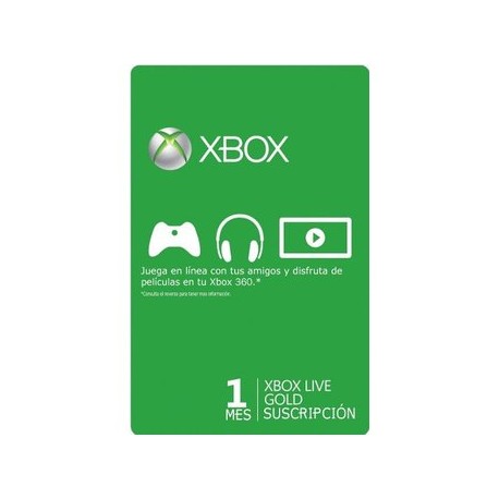 Membresia Gold ESD Xbox Live 1 Mes Origi...-Planetadevideojuegos-Xbox